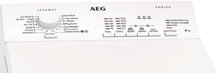 Image du produit AEG L5 TBK 30268 Toplader D 6kg 1200U AquaStop Tuyau AquaStop (6 kg)