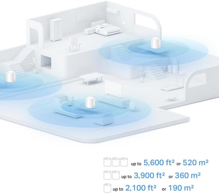 Produktbild TP-Link Deco X1500 Mesh-System 3-Pack