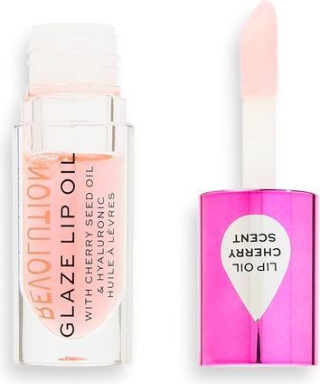 Actual product image Makeup Revolution Glaze Lip Oil - Vyživující olej na rty 4.6 ml Glam Pink - (Glam Pink)