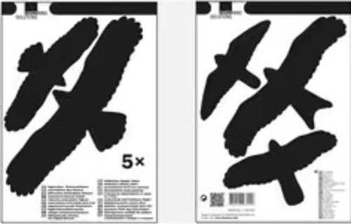 Actual product image Swissinno Vogelschutz-Aufkleber 5er