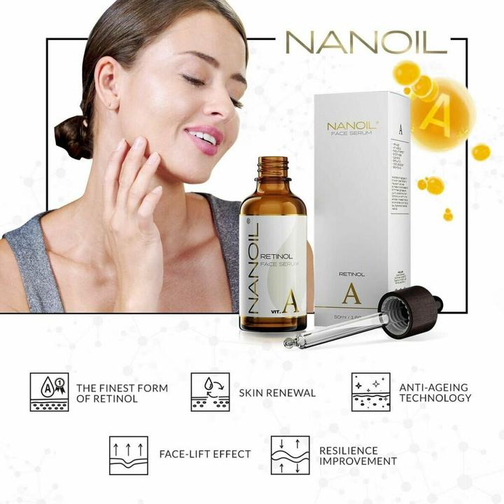 Actual product image Nanoil Face serum with retinol (50 ml)