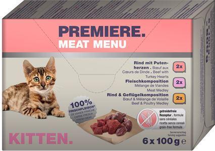 Immagine prodotto Premiere Menu Carne Gattino Mulitpack (Junior, 6 pz., 100 g)