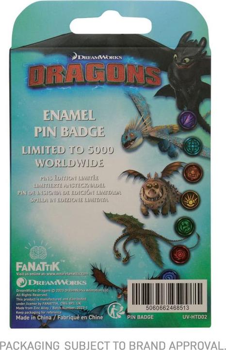 Image du produit Fanattik Dragons pin Édition limitée