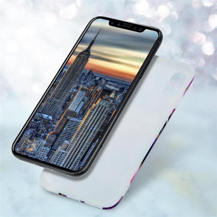 Produktbild Cadorabo IMD TPU Bunter Marmor Cover (Apple iPhone X)