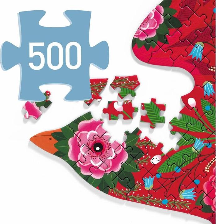 Actual product image Djeco Puzzle - Bird (500 pieces) (500 pieces)