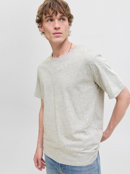 Actual product image Jack & Jones Jjeorganic Melange Tee Ss O-Neck Noos (L)