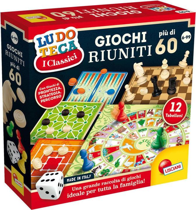 Actual product image Lisciani 57023 - LISCIANI- GIOCHI RIUNITI PIU' DI 60 (Multilingual)