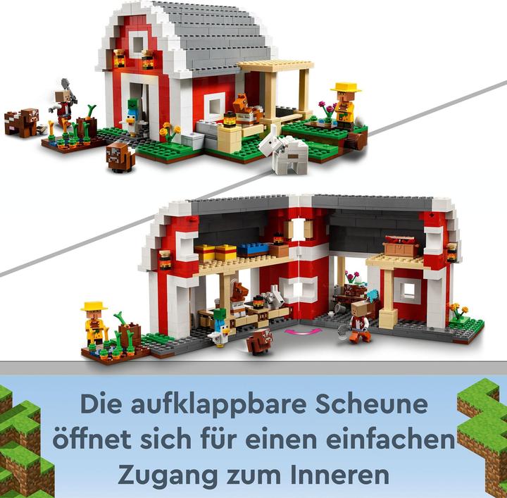 Actual product image LEGO The red barn (21187, LEGO Minecraft)
