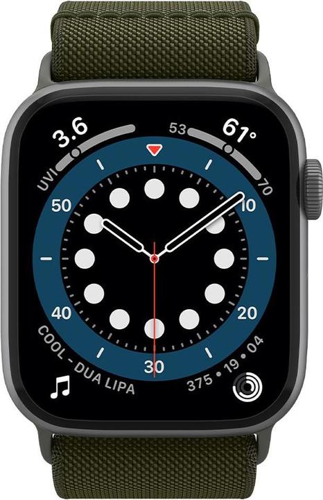 Immagine prodotto Spigen Fascia Fit Lite per Apple Watch Serie 42, 44, 45, 49 mm - kaki (42 mm, 44 mm, 45 mm, 49 mm, Nylon)