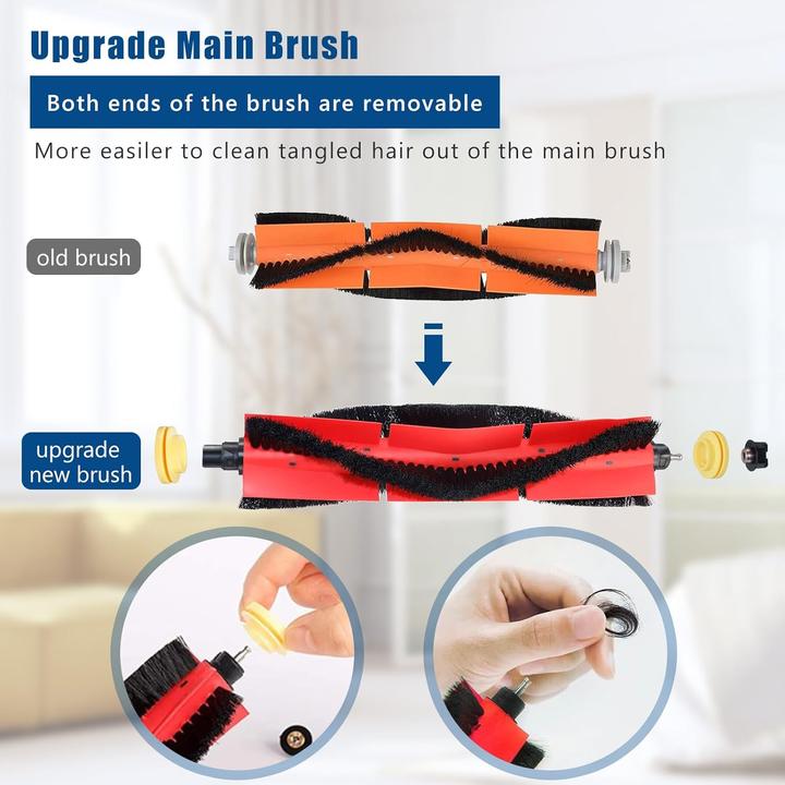 Actual product image Chuancheng Robot vacuum cleaner spare parts set