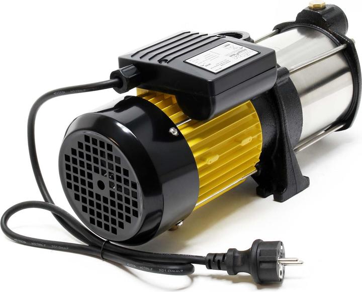 Actual product image Wiltec Multi-Stage Centrifugal Pump with 6000l/h, 550W and max. Discharge Head of 35m (Domestic water pump)