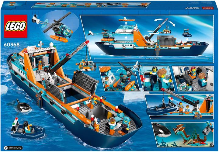 Actual product image LEGO Arctic research vessel (60368, LEGO City)