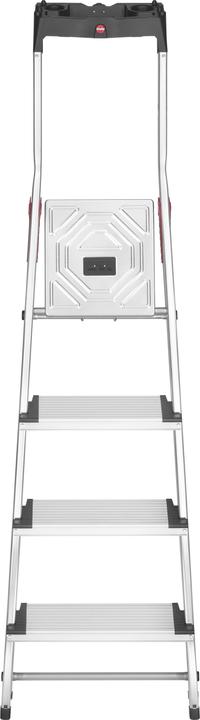 Produktbild Hailo L80 ComfortLine, Alu-Sicherheits-Stehleiter, 4 Stufen (Stehleiter, 150 cm)