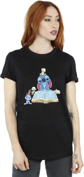 Produktbild Disney Lilo & Stitch Reading A Book TShirt (XXL)