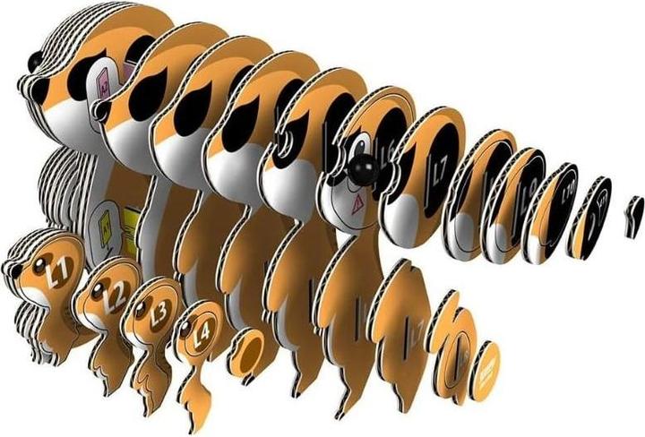 Produktbild Eugy Erdmännchen - 3D Karton Figuren Modellbausatz