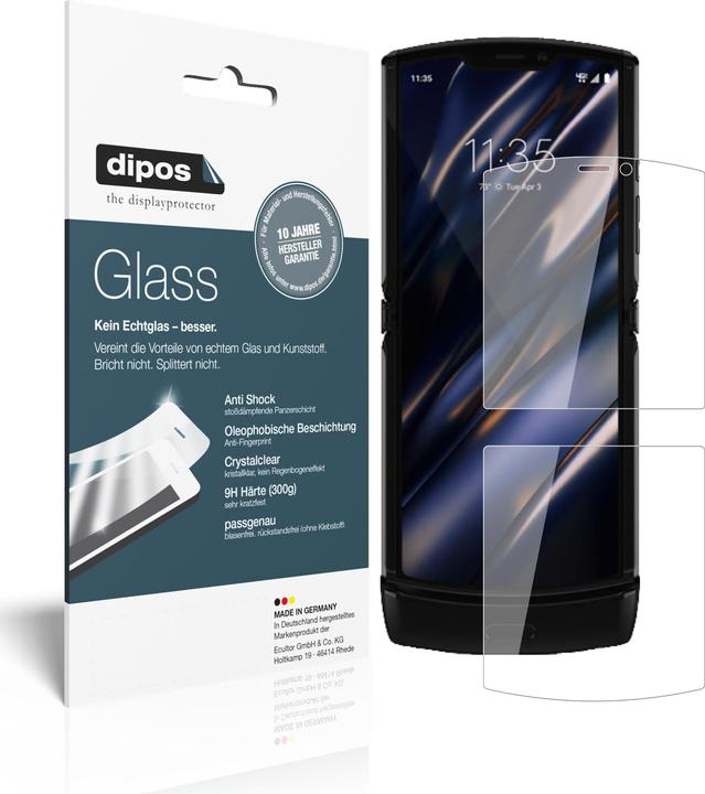 Dipos Film de Protection d’écran Anti-Shock (2 pièce(s))