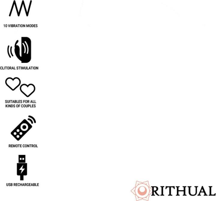 Actual product image Ritual Couple vibrator "Kama" with remote control