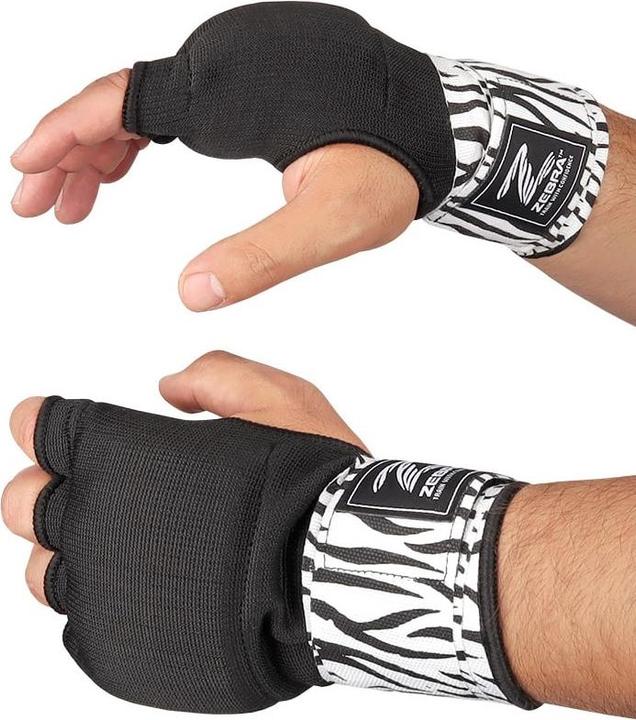 Actual product image Zebra Athletics Inner Gloves Padded Inner Gloves (L, XL)
