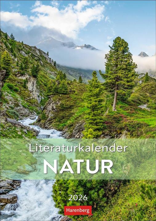 Produktbild Harenberg Literaturkalender Natur Wochen-Kulturkalender 2026 (Deutsch)