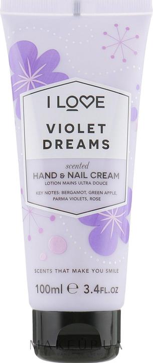 Produktbild I Love... Handcrème Violet Dreams Hand & Nail Cream 100 ml (100 ml)