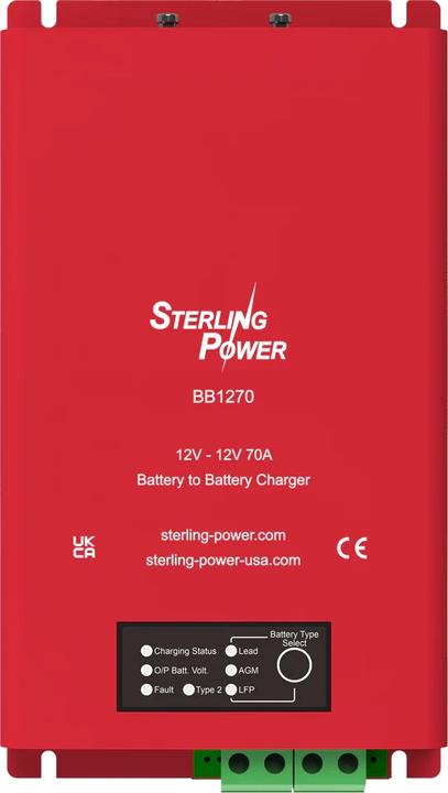 Immagine prodotto Sterling Power Booster di ricarica 12V/12V 70A - Sterlingpower