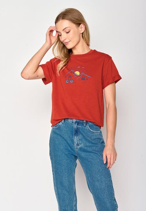 Produktbild Greenbomb Women's Nature Sunset Ride Stop T-Shirt (S)