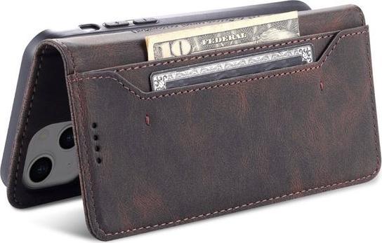 Produktbild MU Classic Retro Leder Bookcover Hülle (Apple iPhone 14 Plus)