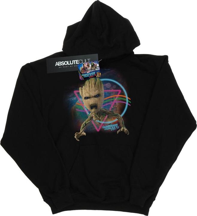 Actual product image Mens Guardians Of The Galaxy Neon Groot Hoodie (3XL)