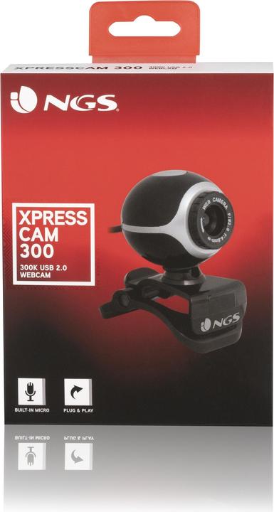 Produktbild NGS XpressCam300 - 5 MP - 8 MP - USB 2.0 - Schwarz - Silber - CMOS - 180 g (5 Mpx)