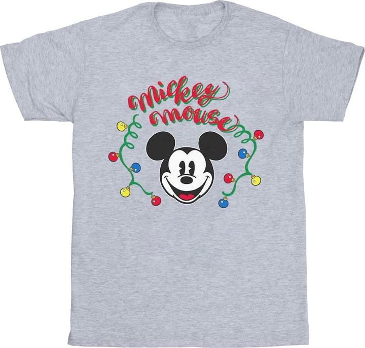 Disney Mickey Mouse Christmas Light Bulbs TShirt