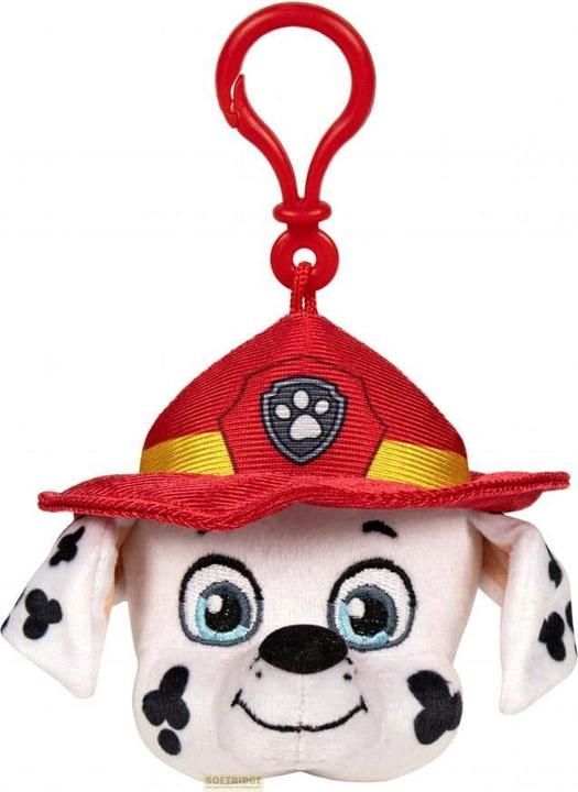 Play by Play Paw Patrol porte-clés peluche Marshall 8 cm
