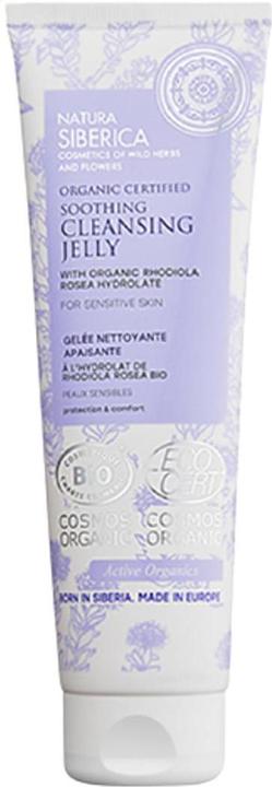 Image du produit Natura Siberica Gel nettoyant apaisant certifié bio pour peaux sensibles, 140 ml (Mousse, 140 ml)