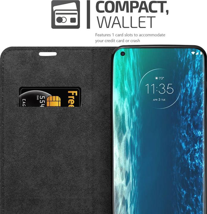 Productafbeelding Cadorabo Boek Onzichtbare Magneethoes (Motorola Rand)
