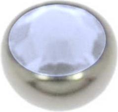 Produktbild Bijouteria 1.2mm Titan Piercingteil (Swarovski Kristall, Titan)