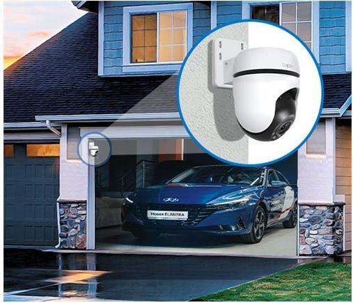 Immagine prodotto TP-Link Telecamere di sicurezza Wi-Fi Pan/Tilt per esterni (2304 x 1296 Pixels)