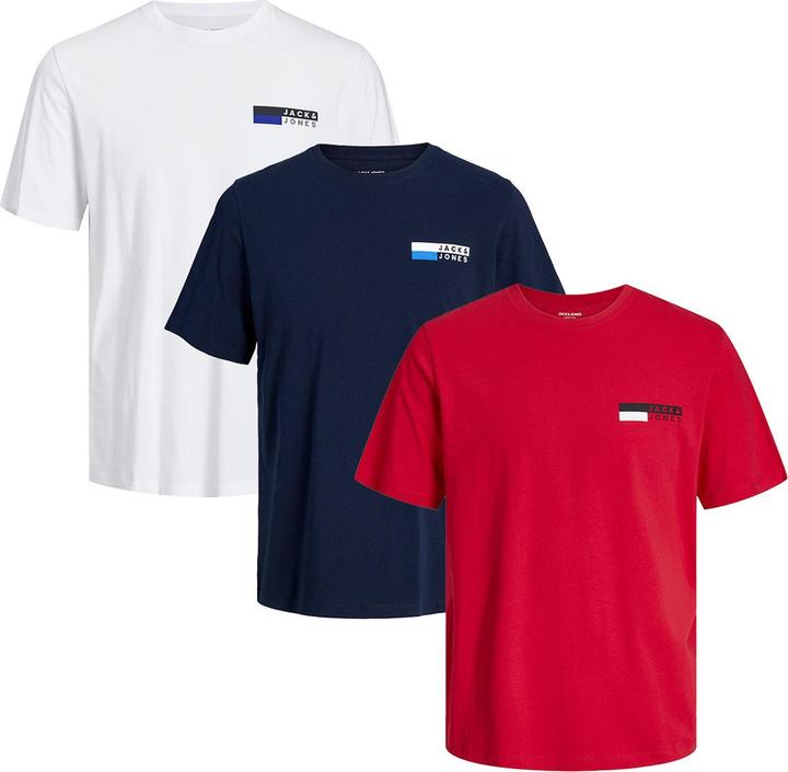 Jack & Jones 3er Pack Corp T-Shirt