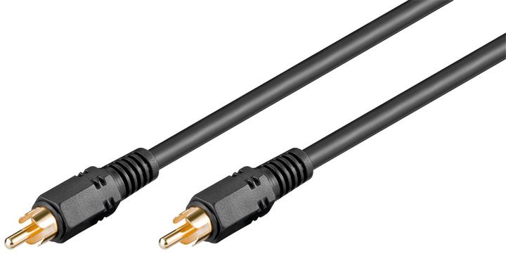Actual product image Goobay Coaxial digital audio connection cable, RCA S/PDIF, double shielded (15 m, Coaxial)
