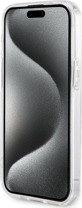 Image du produit Guess GUHMP15SHFWFCT iPhone 15 / 14 / 13 6.1" étui rigide transparent IML Flowers Wreatch MagSafe (Apple iPhone 15)