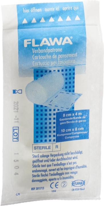 Immagine prodotto Flawa Cartuccia di benda 8x10cm+4mx8cm st m bandage clap