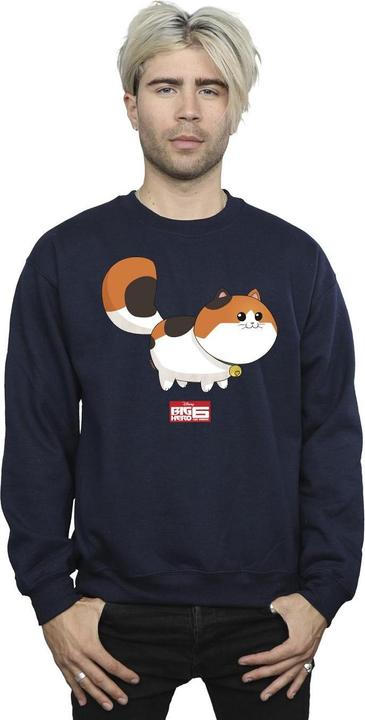 Actual product image Disney Mens Big Hero 6 Baymax Kitten Pose Sweatshirt (XL)