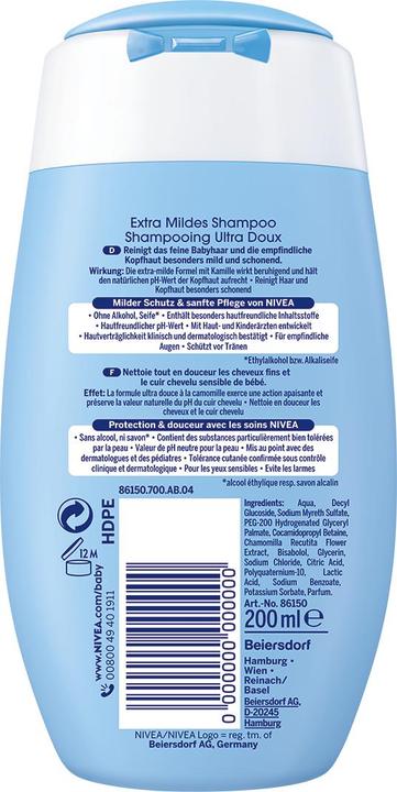 Produktbild NIVEA Shampoo Extra Mild 200ml