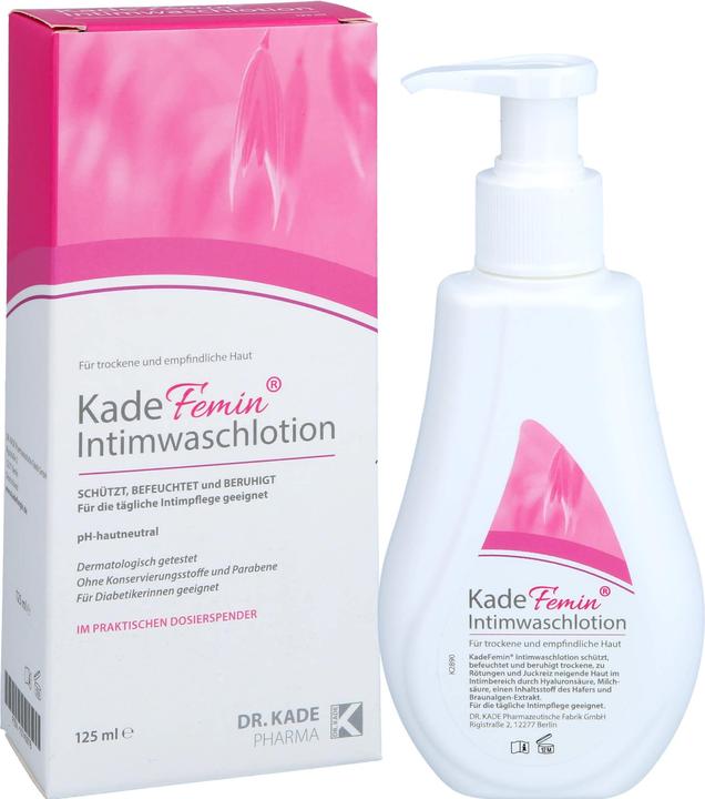 Actual product image Dr. Kade Pharma KadeFemin Intimate Wash Lotion, 125 ml Lotion (125 ml, Intimate washing lotion)