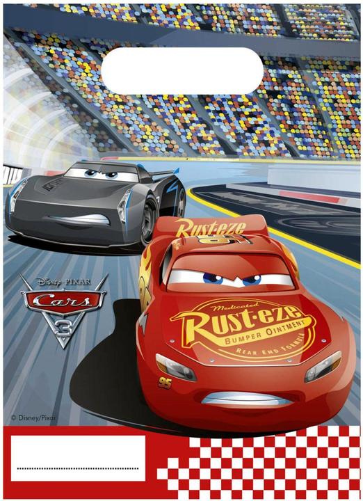 Produktbild Procos Geschenktüten Geburtstag Cars McQueen (Geschenktüte, 6 x)