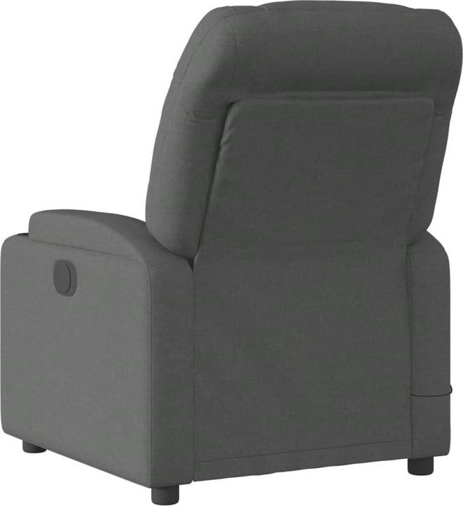 Image du produit VidaXL Fauteuil de massage gris foncé Tissu,Couleur : gris foncé,Matériaux