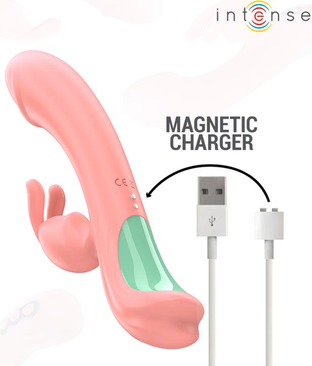 Actual product image Intense Rachel Rabbit Vibrator 5 Vibrations Pink