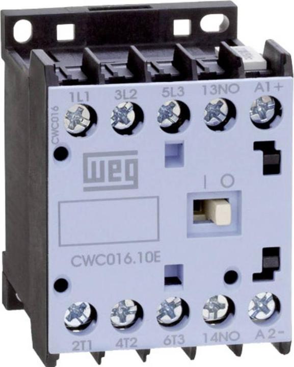 Immagine prodotto Weg CWC012-01-30D24 Contattore 3 contatti NA 5,5 kW 230 V/AC 12 A con contatto ausiliario