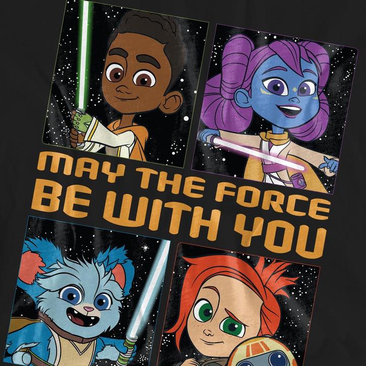 Actual product image Star Wars Unisex Adult Young Jedi Adventure Among The Stars T-Shirt (XXL)