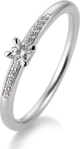 Produktbild Breuning Verlobungsring Pavé (57, 585/14 K Gold)
