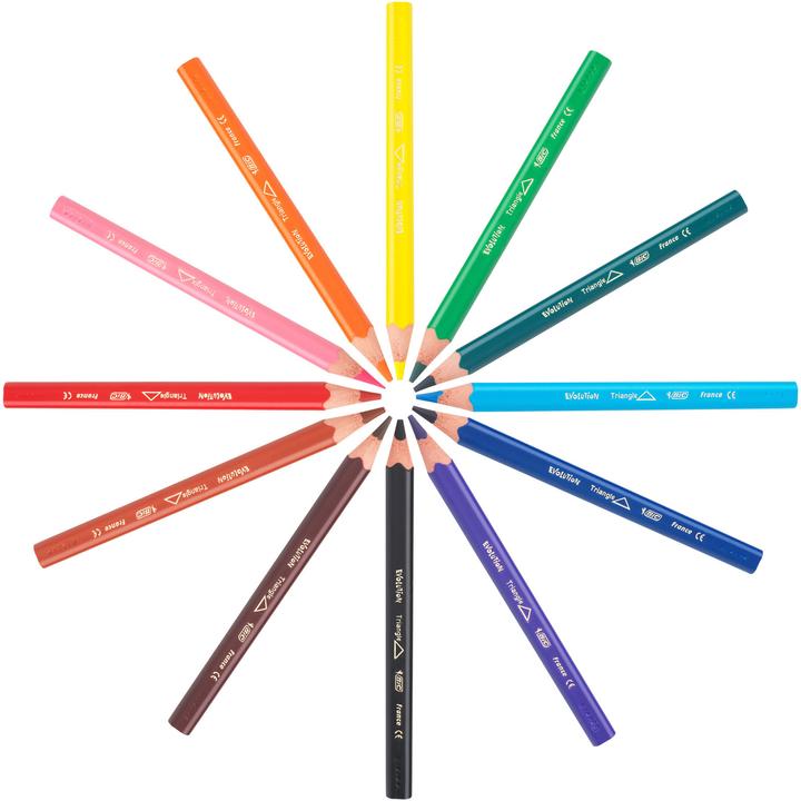Image du produit Bic ECOlutions enfants triangle d'évolution (Multi, 12 x)