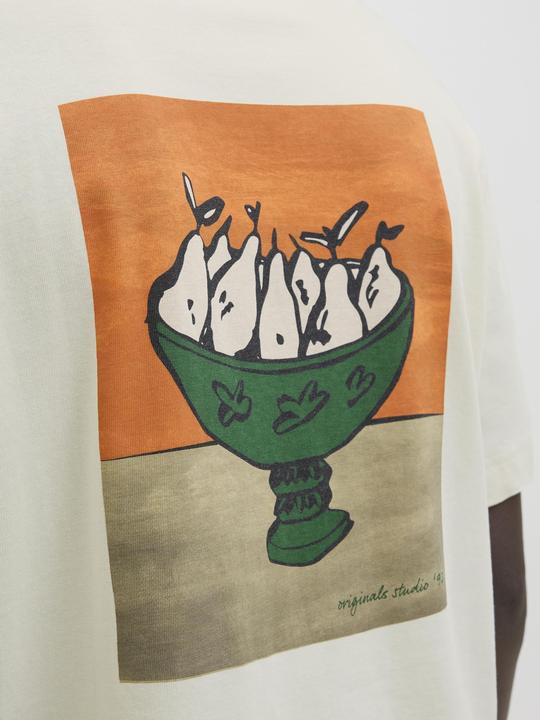 Produktbild Jack & Jones Rückenprint Rundhalsausschnitt T-shirt T-shirt (XS)